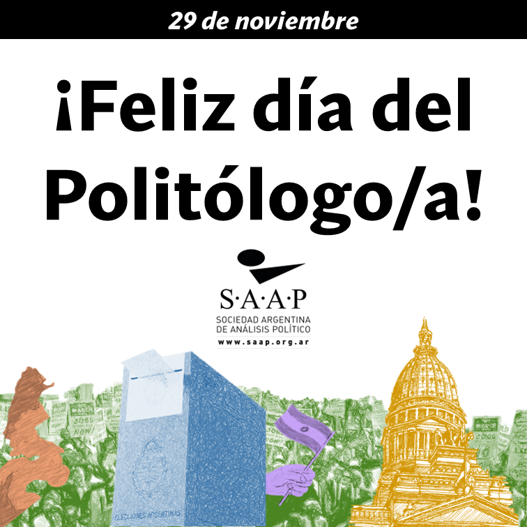 RedSAAP's tweet photo. ¡Saludamos a la comunidad de profesionales en ciencia política, en nuestro día! https://t.co/xl3jcimRGb