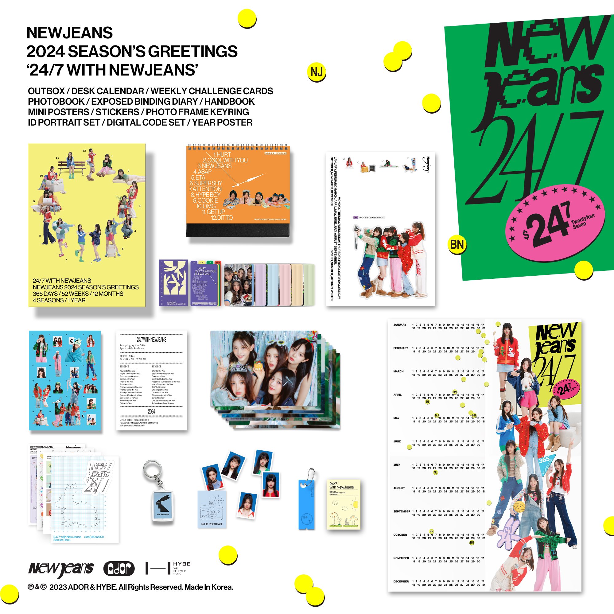 Amazon.co.jp: ニュージーンズ NewJeans - 2024 SEASON'S