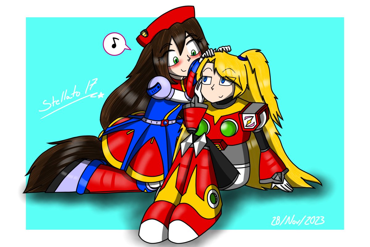 Stellato1740's tweet photo. Iris and Zero
Before (Traditional) /// After (Digital)
#Dibujos2023 #MisDibujos #TraditionalArt #DigitalArt #Remastered #MegaMan #RockMan #IrisMegaMan #MegaManZero #IrisXZero #80sGames #VideoGames https://t.co/un1D9mok1O