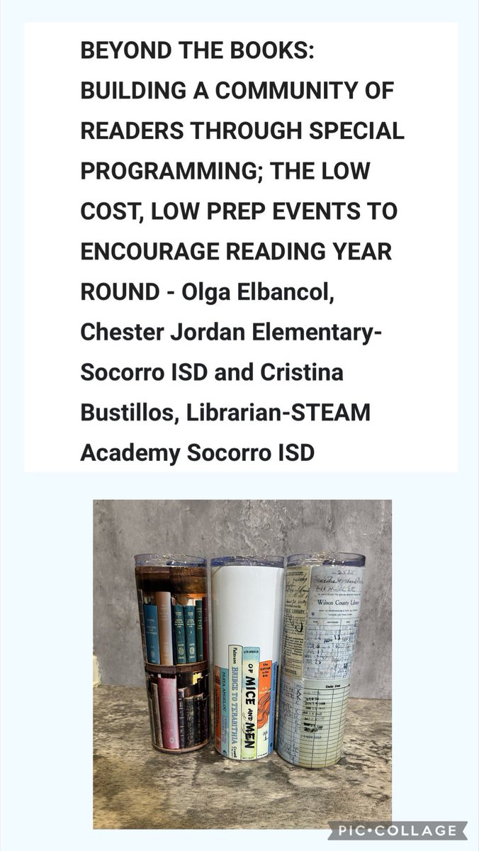 📚📚📚 I made some door prizes for my session this Saturday at BRLA. I’ll be sharing ideas on FUN programming for libraries. Thanks @CBustillos_EES for sharing your ideas too ! #SISD_Reads @CJ_Lions_CJES @BorderLibrary