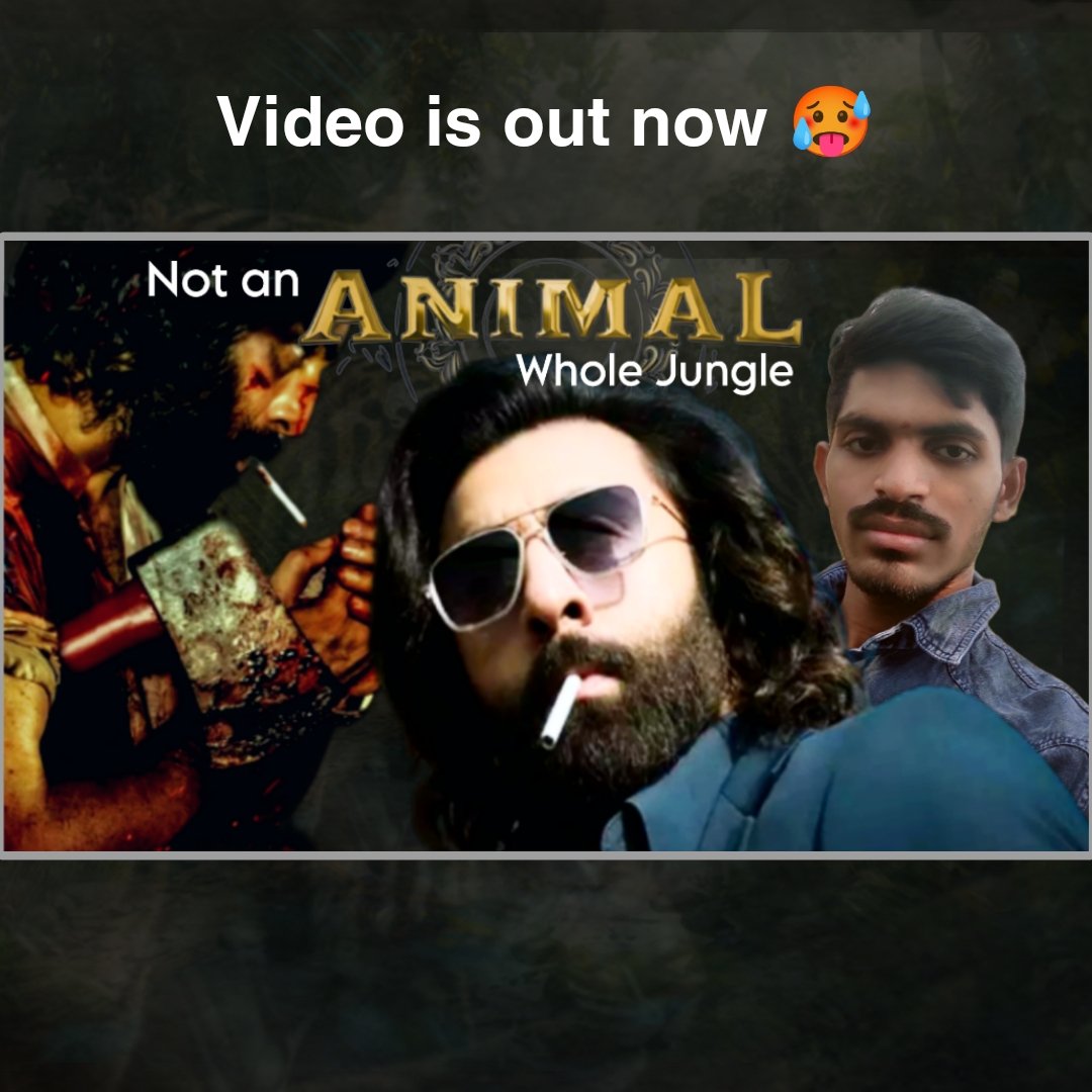 MaleWednesday's tweet image. youtu.be/6U68SfnMub0?si…

#AnimalMovie #RanbirKapoor #sandeepreddyvanga #RashmikaMandanna #action
