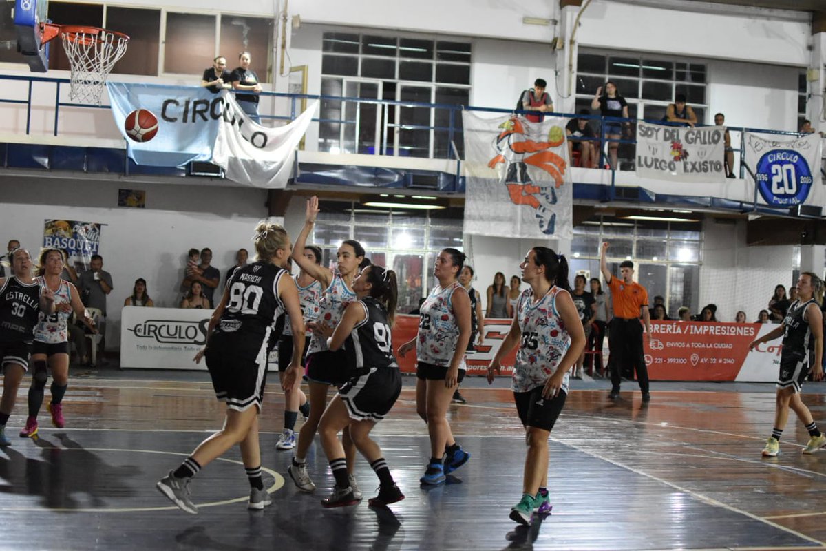 MAXI FEMENINO FINAL
1ER JUEGO
Círculo Policial 34
Estrella Berisso 40
Prox.juego Domingo 3/12-20,30 hs cancha Estrella Berisso .