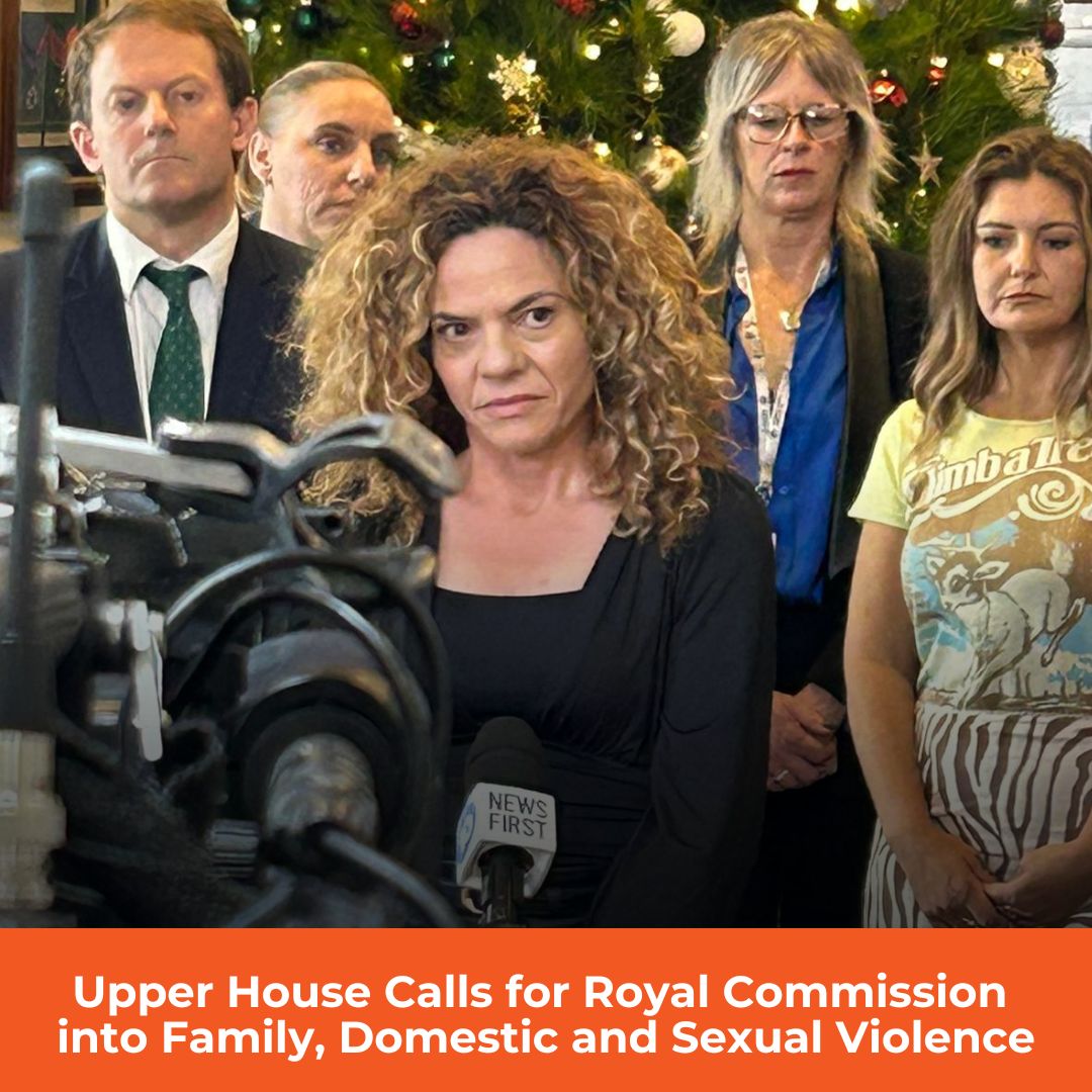 Today I will be joining the @TammyMLC in co-sponsoring a motion in the Legislative Council calling on the government to establish a Royal Commission into Family, Domestic and Sexual Violence, backed by the Liberal opposition @miclensink.