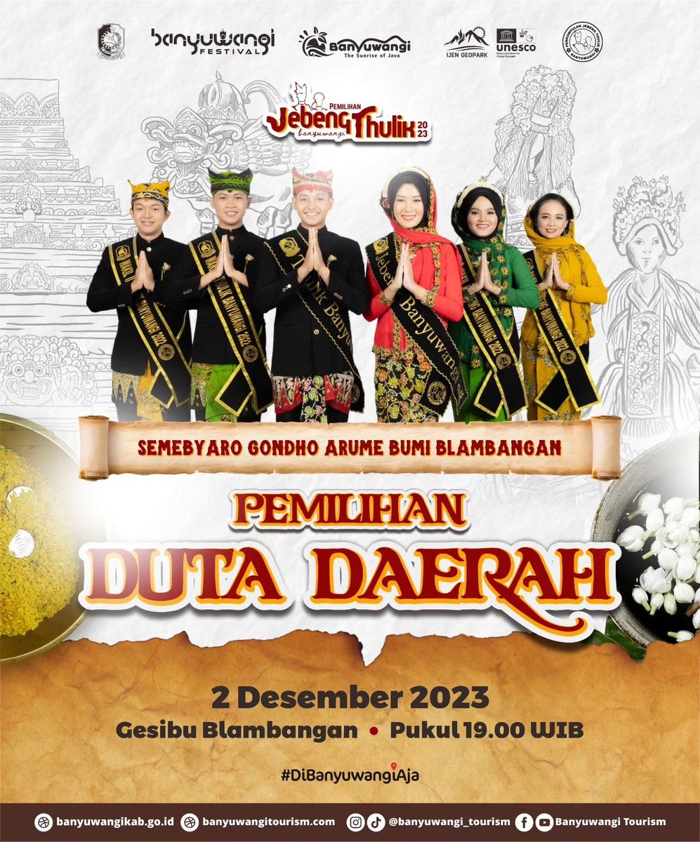 Pemilihan Duta Daerah Banyuwangi dlvr.it/SzRy7w