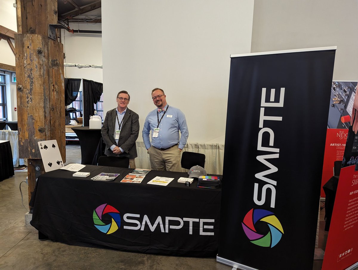 SMPTETor's tweet photo. Are you attending WABE? Come see our Western Canada subsection at table 48. https://t.co/X2ahC8Jsgp