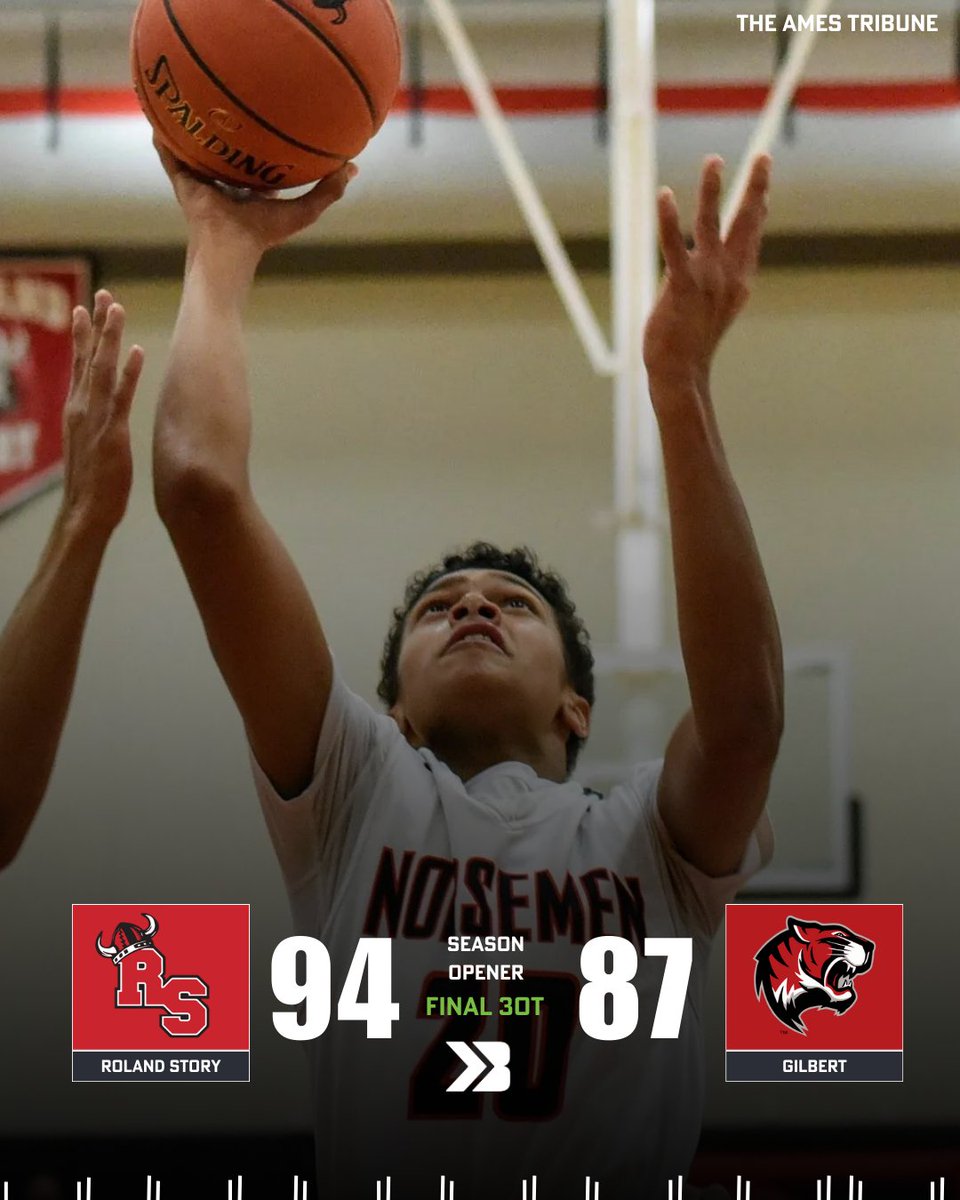 OT THRILLER!

Roland Story outlasts Gilbert in TRIPLE OT behind Jonovan Wilkinson with 44 POINTS and 10 rebounds!

#iahsbkb #ihsaa