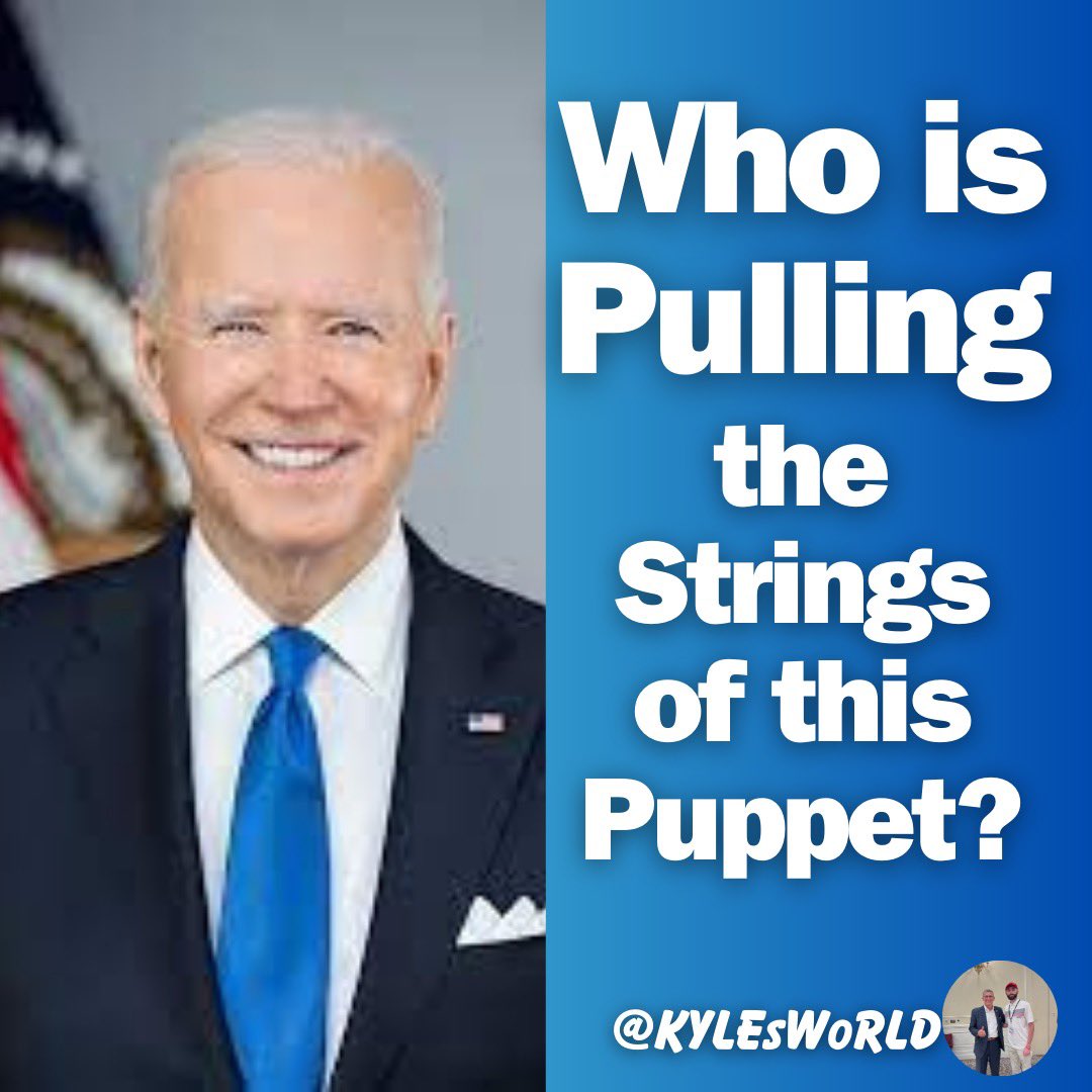 KYLEsW0RLD's tweet photo. Joe Biden is such a puppet. https://t.co/adrOmYYNcR