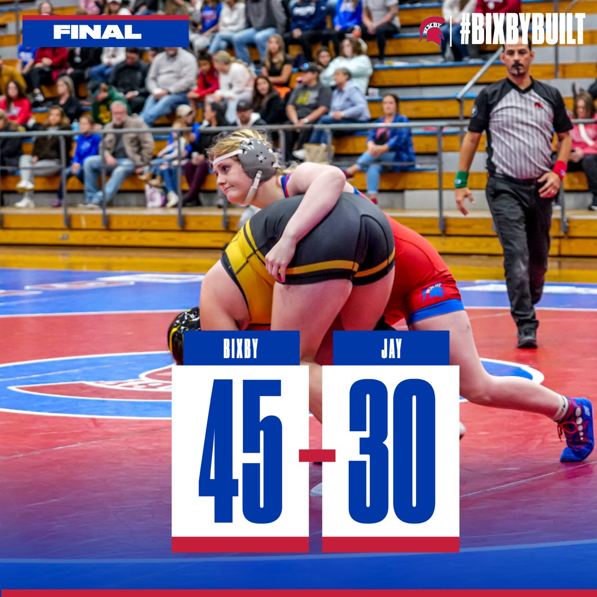 Bixby_Wrestling's tweet photo. 𝙁𝙄𝙉𝘼𝙇𝙎 𝙛𝙧𝙤𝙢 𝙒𝙝𝙞𝙩𝙚𝙮 𝙁𝙤𝙧𝙙!

Off and running into the new season! Thanks to everyone who came out to support! 🙏

#BixbyBuilt 🔴🔵 https://t.co/vb8eBO8EYL