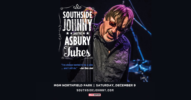 We're one week away from Southside Johnny & the @asburyjukes at @MGMNorthfield and I (already) Don't Want to Go Home!🎵 🎟️Limited tickets remain! Secure your seats at bit.ly/3Qzdunw