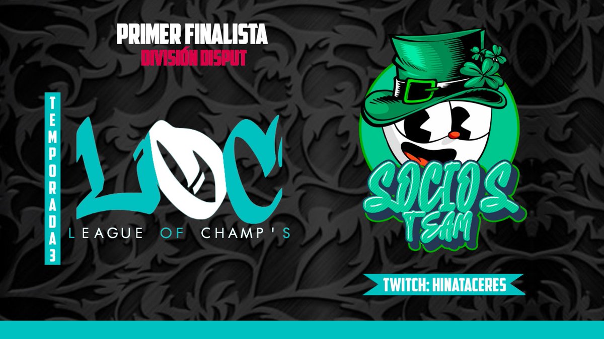 Tenemos el primer finalista de la división DISPUT:

<a href="/socios_team__/">Socios Team</a> 
Muchas felicidades.

#LEAGUEOFCHAMPS3✨️

#LOC🏆

#GEARSOFWAR5🎮