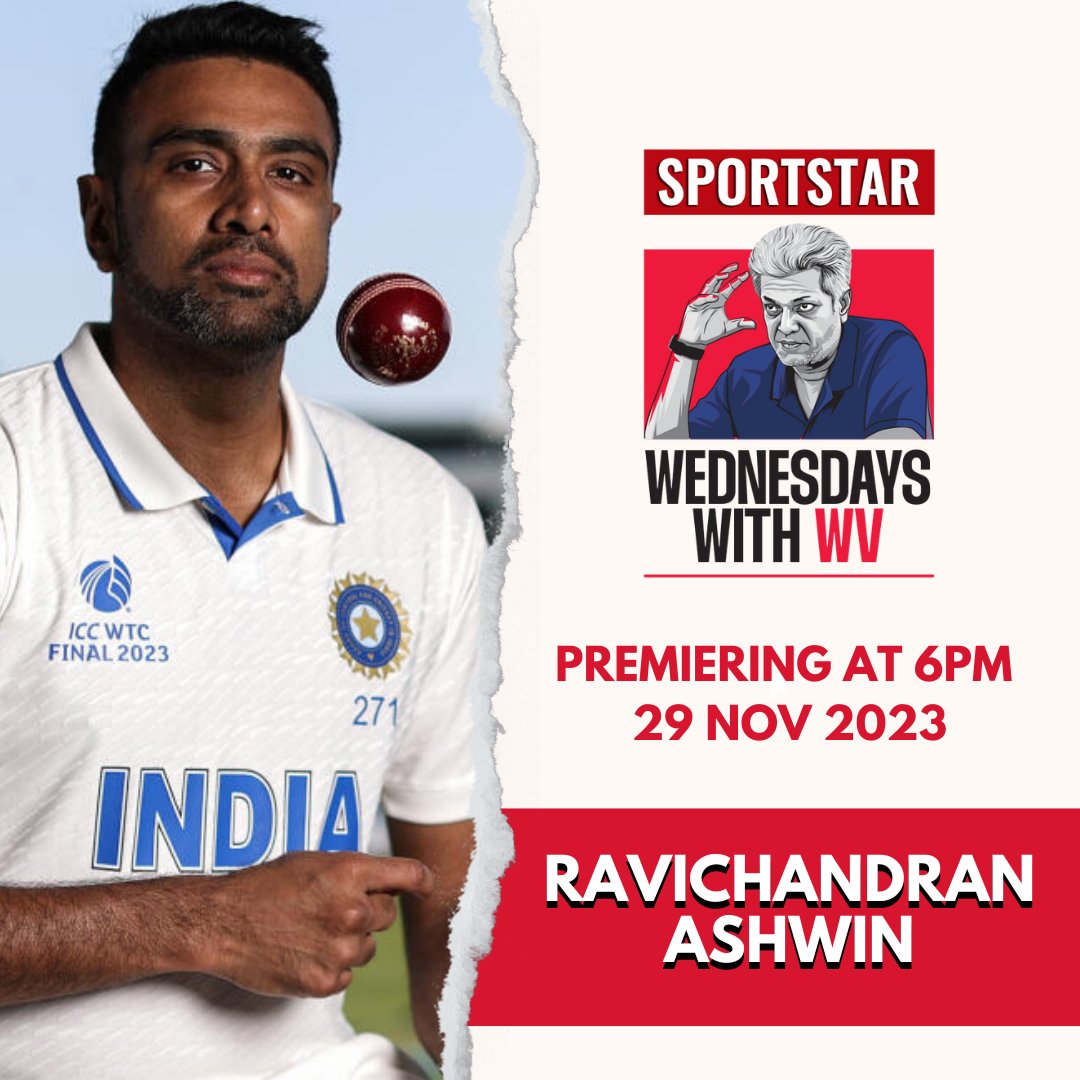 🚨 #WednesdayswithWV | @wvraman catches up with @ashwinravi99 on cricket, life and more Premiering today at 6pm ▶️ Full playlist 👉 bit.ly/3RkPDqr