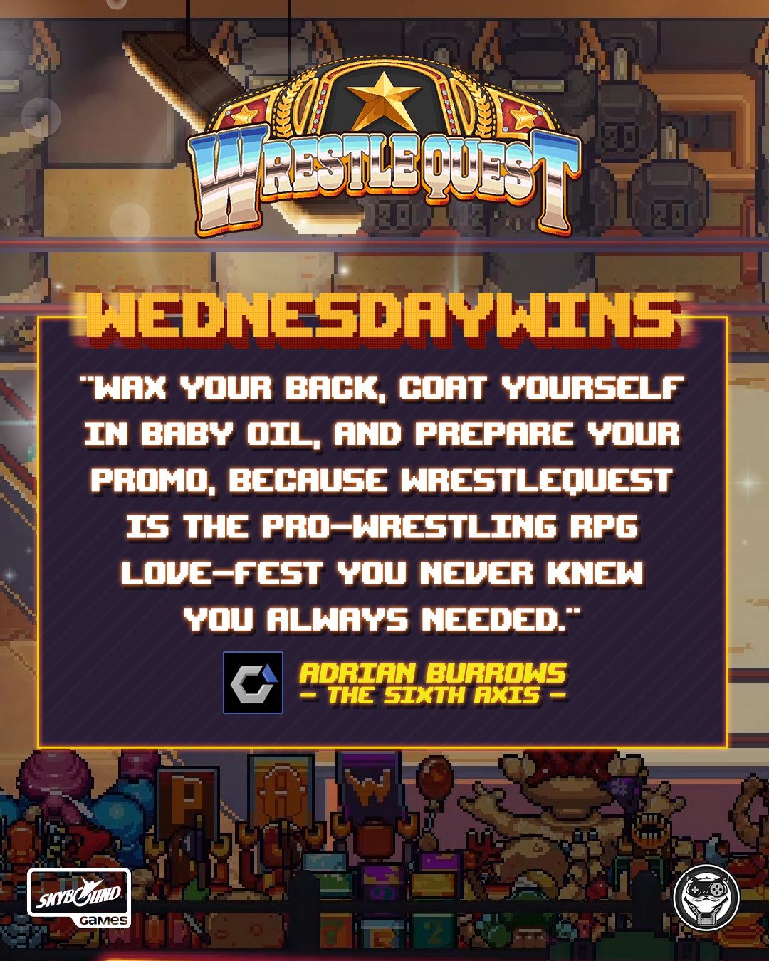 Mega Cat Studios x WrestleQuest on X: Exciting news, Questheads