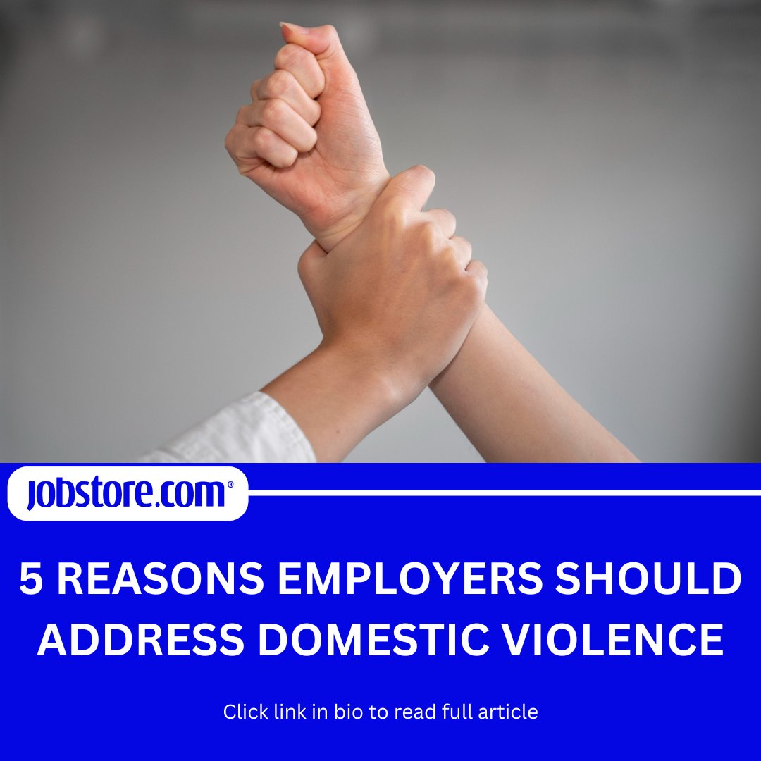 🚨5 Critical Reasons Employers Must Address Domestic Violence Impacting the Workplace! 💼🌐 #WorkplaceWellness #DomesticAbuseAwareness 🤝

Read full article: rb.gy/ov9el6

#Abuse #DomesticViolence #EmployerResources #Productivity