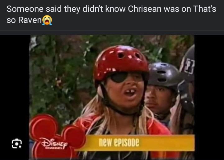 Sixela_Mk's tweet photo. Now I CANNOT UNSEE IT YALL 😅😅🤦🏽♀️🤦🏽♀️
#ChriseanRock #RavenSimone #ThatsSoRaven https://t.co/ScnGae0ysv