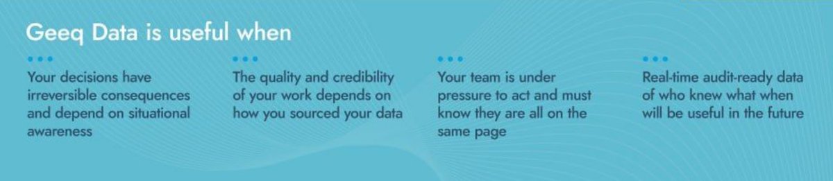 🏥⚡️ Use case alert for Geeq blockchains ⚡️🚑

🛑Problem:  cyberattack (ransomware)

Electronic health records, clinical software goes offline
🤕🤒Emergency patients must go to other hospitals 

🩻Diagnosis: 
Hospitals are too dependent on centralized IT systems

🩺Treatment:
1.