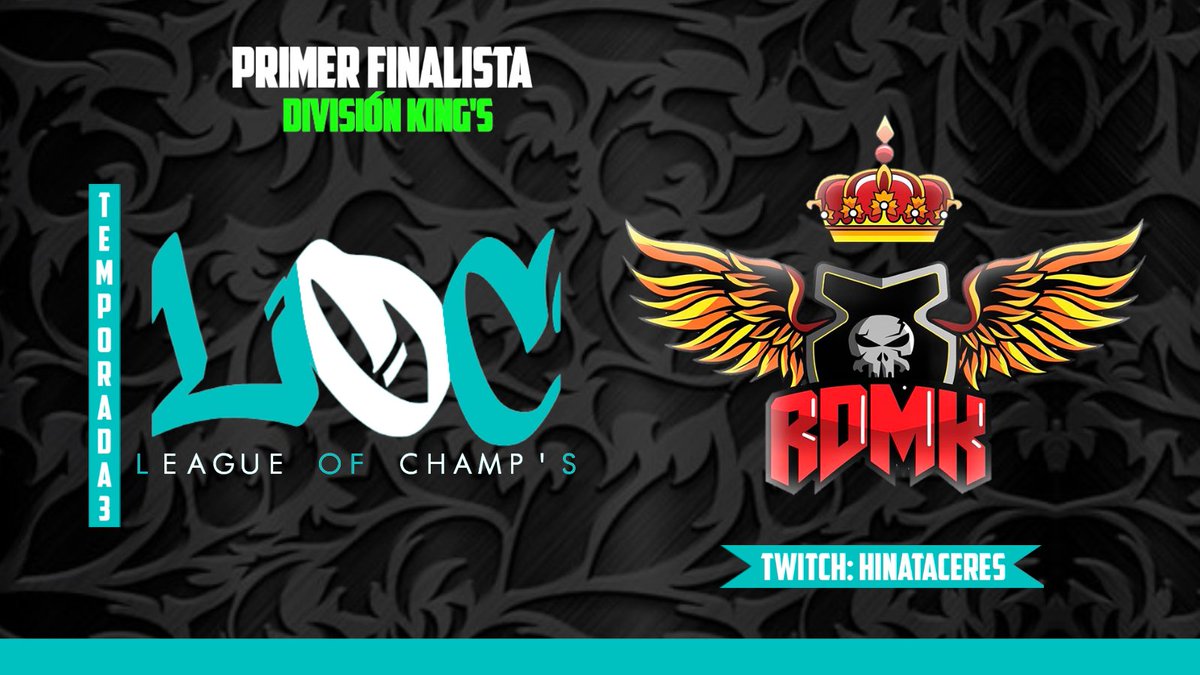 Primer finalista de la división KING'S:

<a href="/TeamRDMK/">Team RDMK</a> 
Muchas felicidades.

#LEAGUEOFCHAMPS3✨️

#LOC🏆

#GEARSOFWAR5🎮