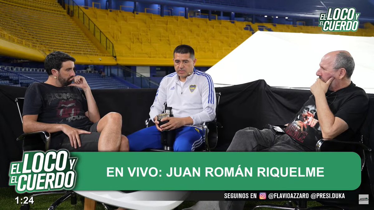 la12tuittera's tweet image. 🗣️#Riquelme en el Loco y El Cuerdo:

"Ese día me molestó mucho que el hombre que va por la Oposición hizo la denuncia el mismo día que #Boca jugaba vs EDLP. Si lo hacés ese mismo día es porque querés lastimar al club, no sos hincha. Es asi de simple".