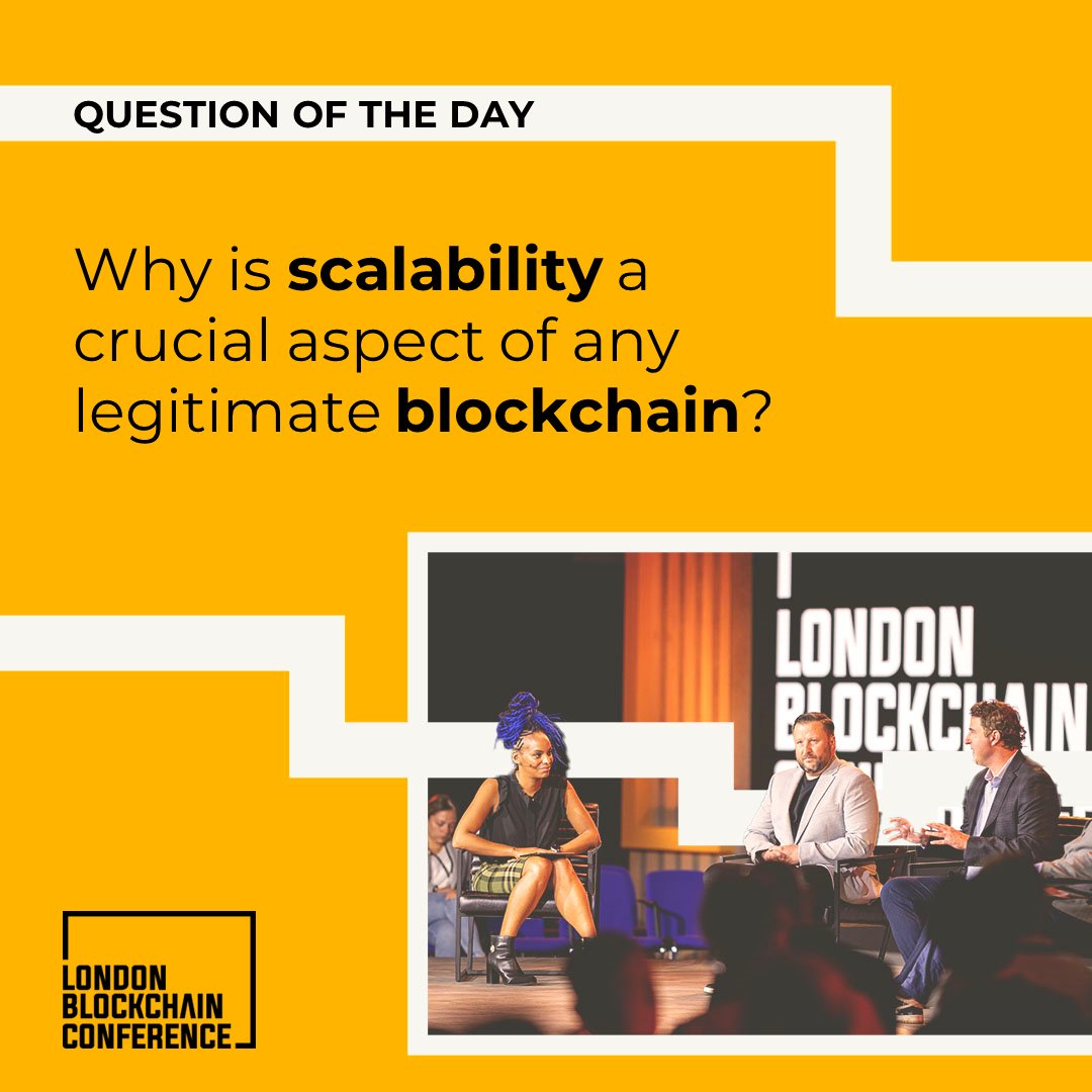 LDN_Blockchain's tweet image. Scalability is a hallmark of a legitimate #blockchain. But why is it so critical? 

Let&apos;s hear your thoughts on why scalability matters for blockchain&apos;s legitimacy and effectiveness. 🚀 #QOTD #BlockchainScalability #LDNBlockchain24