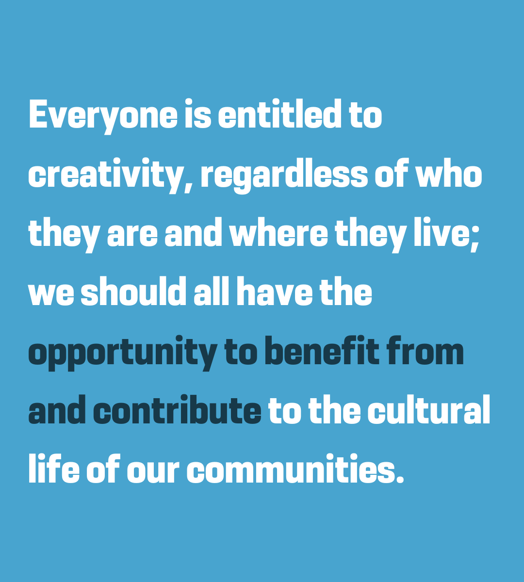 Shared #creative spaces are where friendships bloom, ideas collide, and #communities unite, fostering #inclusivity and #diversity. They fuel confidence, drive participation, and inspire us to shape the world around us. ❤️ Find out more: bit.ly/3F21ofj