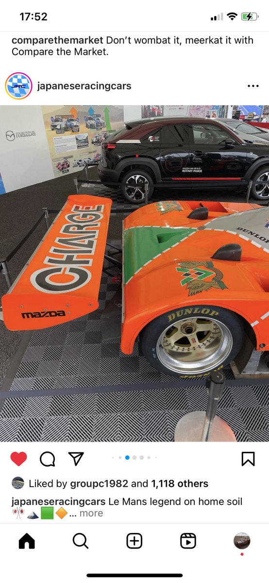 It’s a win wing ! #WingWednesday #787b #mazda