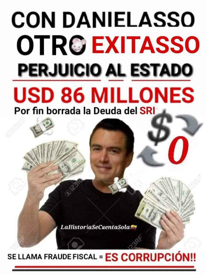 RRueda_Ermel's tweet image. 🆘&quot;NOBITA&quot; CON LA LEY &quot;EFICIENCIA ECONÓMICA&quot; ES EL PRIMER BENEFICIADO🆘🆘
#Pillo
#DanielNoboa, propone otra &quot;amnistía fiscal a los grandes deudores del SRI&quot;. Esto es, perdón de multas, intereses y cualquier otro recargo, siendo el principal beneficiado &quot;El Grupo Noboa&quot;.