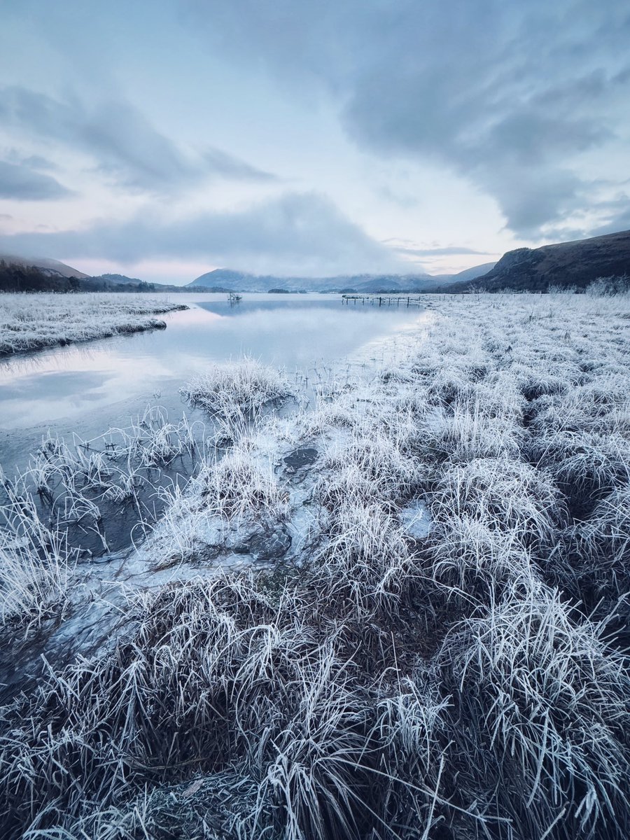 Lovely frosty start to the day at Manesty #LakeDistrict