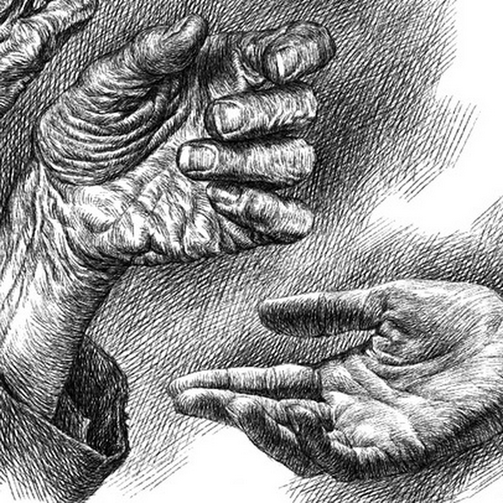 AfshinAminiArt's tweet photo. Zooming in on another section of my study drawing featuring hand gestures. What do you think about the details and expressions captured in these poses?
#AfshinAminiArt #HandStudy #HandPoses #HandSketch https://t.co/kklZdGQFVl