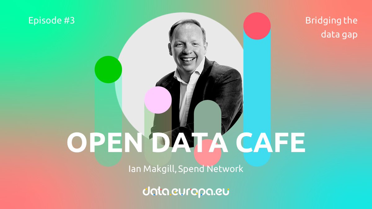 Very pleased to welcome @IanMakgill for our third #OpenDataCafe podcast.

Entrepreneur and founder of @SpendNetwork, he shares the challenges of procurement data and entrepreneurship relying on #OpenData. 

Tune in! europa.eu/!JDG7xd

@JornaKerstin @EU_Growth @EU_EISMEA