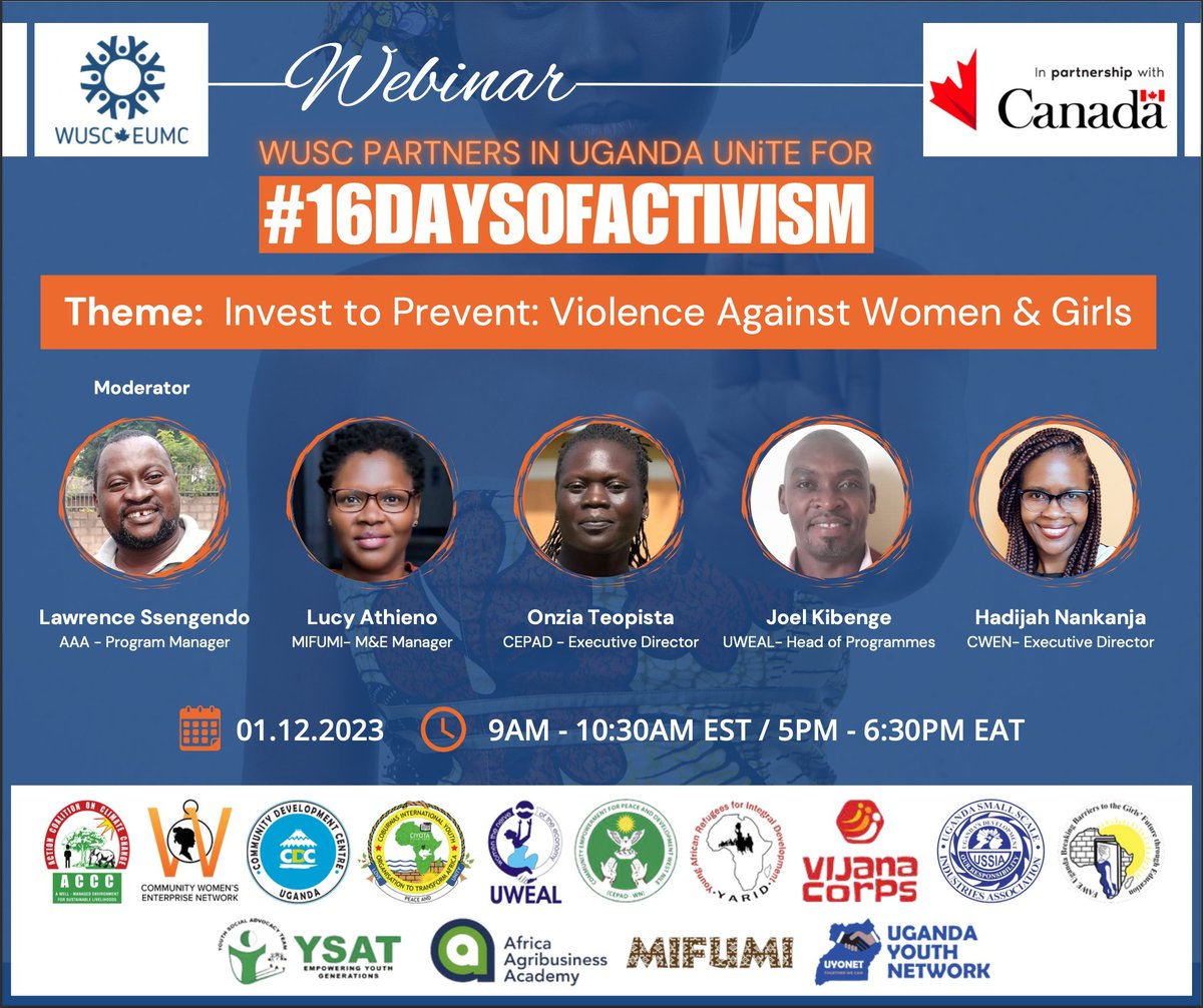 "Empower, advocate, and stand against gender-based violence. Let's unite for change during the #16DaysOfActivism. Together, we can create a world free from abuse and discrimination. 💪🧡 #EndGBV #EqualityForAll"