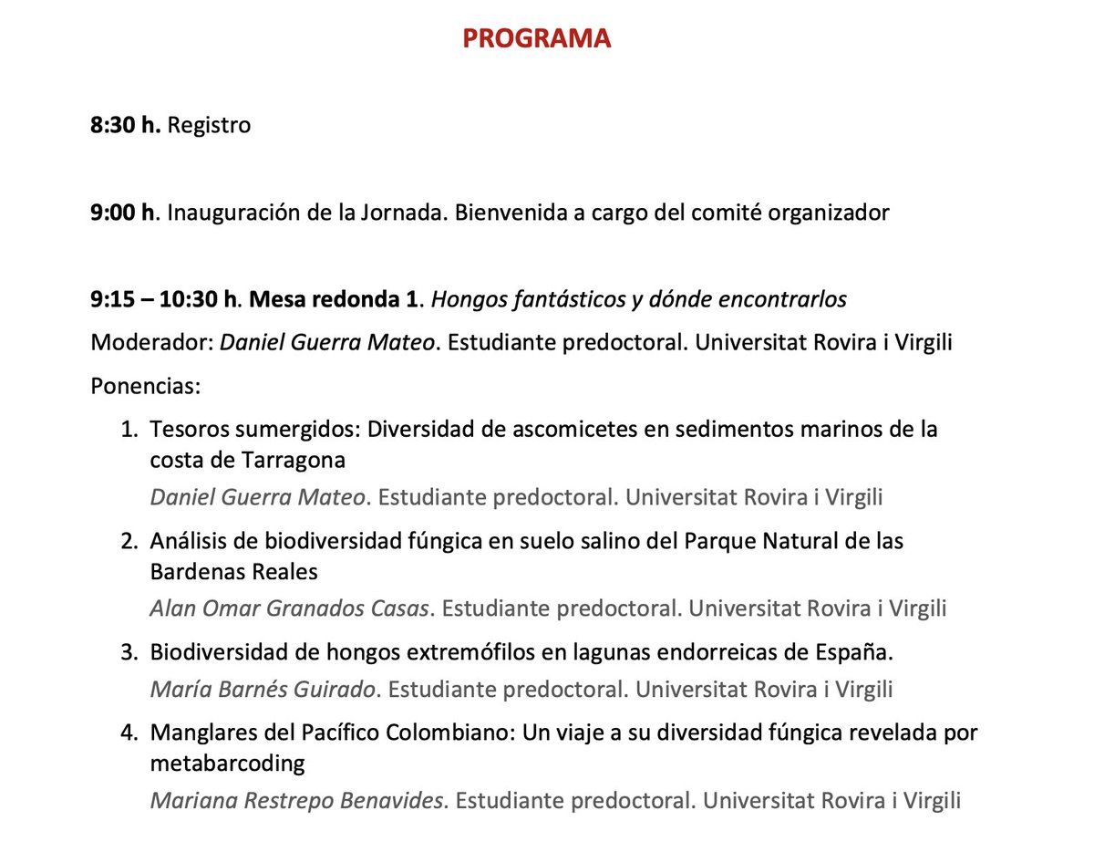 Ya se puede consultar el programa del XI Forum Micológico 2023 de Alicante aemicol.com #AEM #Forum #Micológico #Alicante2023