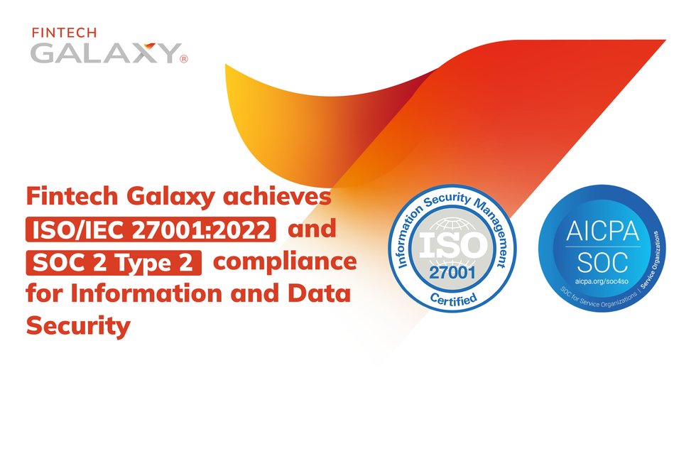 FintechGalaxy's tweet photo. 🎉 @FintechGalaxy has successfully achieved ISO/IEC 27001:2022 and SOC 2 Type 2 compliance, affirming our commitment to maintaining the highest standards of #informationsecurity and #dataprivacy 🔐
Read the full press release to learn more ✅ https://t.co/G3axbFSukL
#ISO #SOC https://t.co/rrO6cme5cj