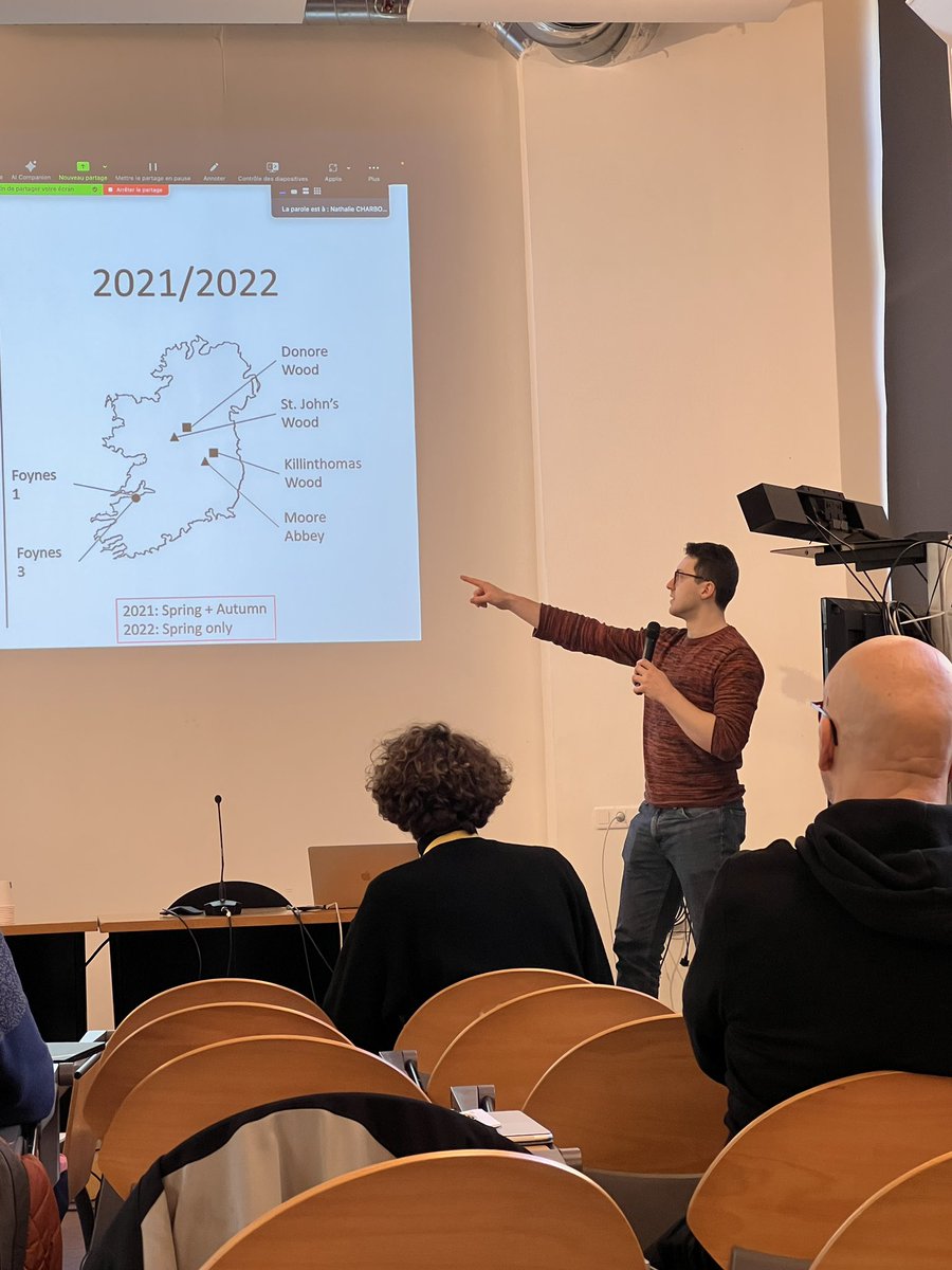 The 2nd day of the @BioRodDis final conference, <a href="/andz011/">Andrew McManus PhD</a> is talking about Helminths, zoonotic bacteria and the invasion of C. glareolus in Ireland. Great findings.
<a href="/nathcharbonnel/">CharbonnelNath</a>