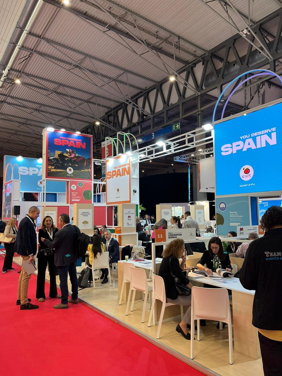Turespana_'s tweet photo. ‼️@Turespana_ en #IBTMWorld2023 en #Barcelona @Fira_Barcelona ‼️ 

✔️Nos acompañan 9 destinos, 2 Convention Bureaux y 16 empresas españolas en nuestro stand B55💼

🗓️Del 28-30 nov. un evento de gran relevancia para la industria 🌍#MICE,  #SpainMICE

@IBTMevents  #IBTM https://t.co/JFUkwOkMG7