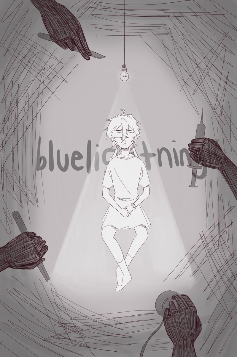 bluelightnin16's tweet photo. #twistedwonderland #twstfanart #silvertwst
“Papa, where are you…?  I… I’m scared…!”

Or, more Genetic Testing AU https://t.co/DzEU3SLi03