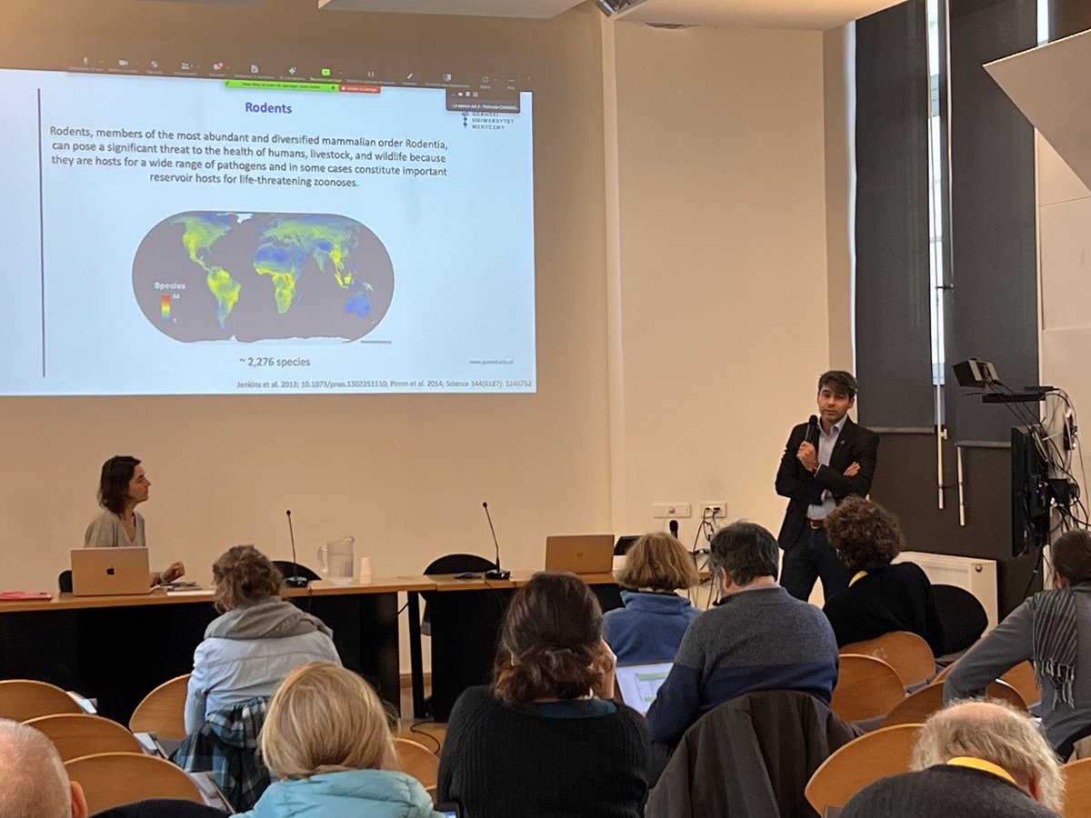 Another great talk at the 2nd day of @BioRodDis final conference by Professor <a href="/GrzybekMaciej/">Maciej Grzybek</a>. Interesting talk about Zoonotic agents in rodents in Poland - what we know and what is still to discover.