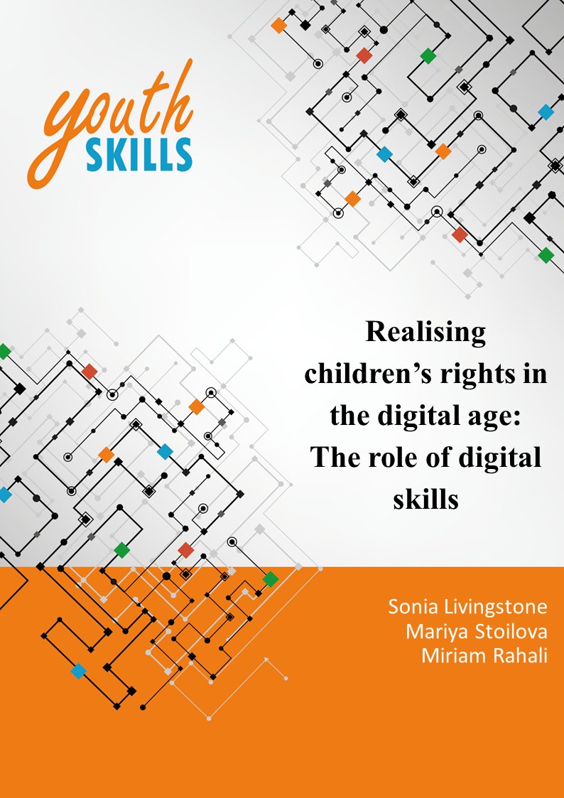 Sonia Livingstone (@livingstone_s) on Twitter photo ✨NEW: How does #DigitalLiteracy support #ChildRights?
🖱️Interactive report: bit.ly/yskillsrights
⏩Blog: bit.ly/3RhIjgk
⬇️ Report: zenodo.org/records/102015…
🖥️Event 30 Nov yskills.eu/news/
<a href="/Livingstone_S/">Sonia Livingstone</a> <a href="/Mariya_Stoilova/">Mariya Stoilova</a> #MiriamRahali <a href="/ySKILLS_eu/">ySKILLS</a> <a href="/MediaLSE/">LSE Media & Communications</a> ✨NEW: How does #DigitalLiteracy support #ChildRights?
🖱️Interactive report: bit.ly/yskillsrights
⏩Blog: bit.ly/3RhIjgk
⬇️ Report: zenodo.org/records/102015…
🖥️Event 30 Nov yskills.eu/news/
<a href="/Livingstone_S/">Sonia Livingstone</a> <a href="/Mariya_Stoilova/">Mariya Stoilova</a> #MiriamRahali <a href="/ySKILLS_eu/">ySKILLS</a> <a href="/MediaLSE/">LSE Media & Communications</a>