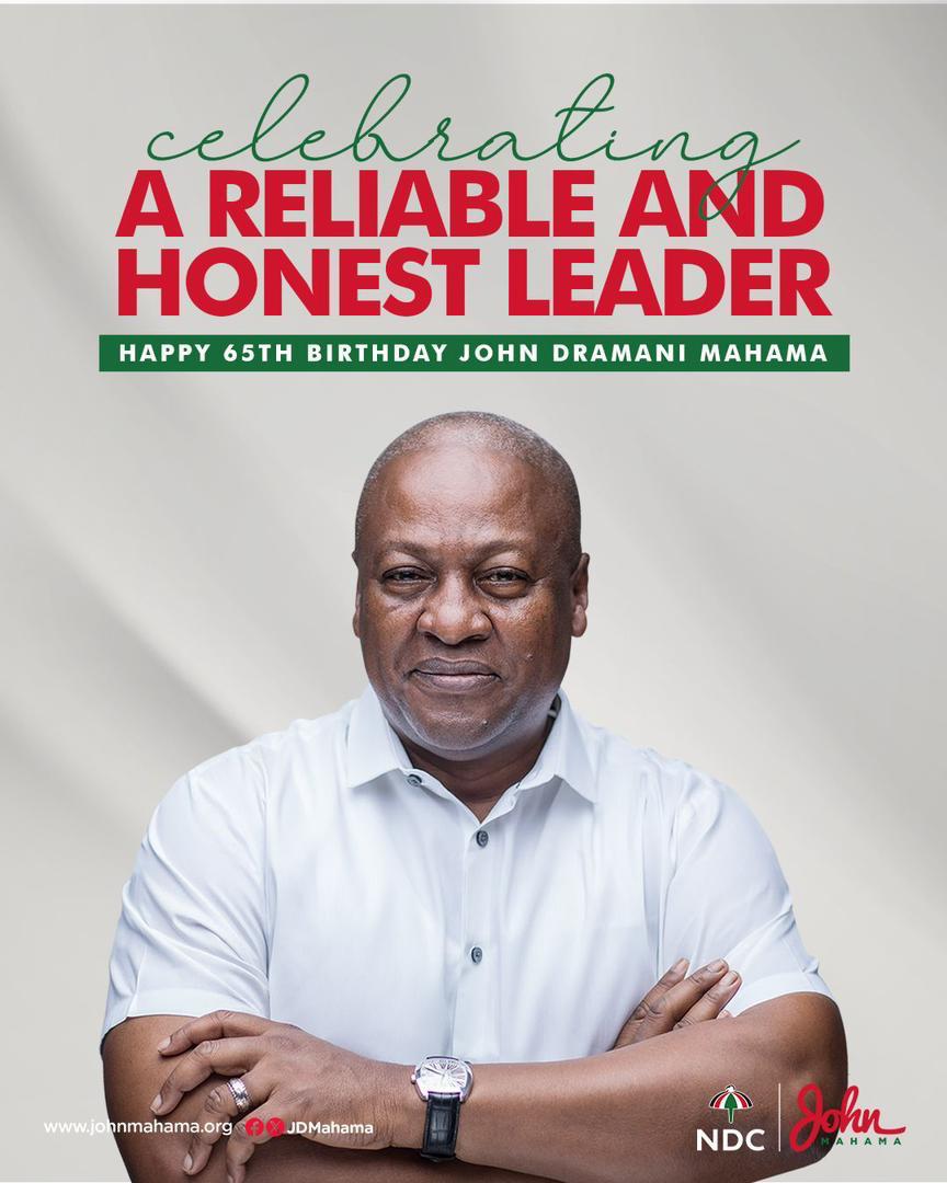 Happy birthday to the beacon of our nation, a true leader,the visionary force behind unity, and the hope for our future generation. We wish the flagbearer of the NDC and the incoming President of Ghana a day filled with joy. 🎉
#TheGameChanger
#24HourEconomy
#YouthPower
#JDM42024