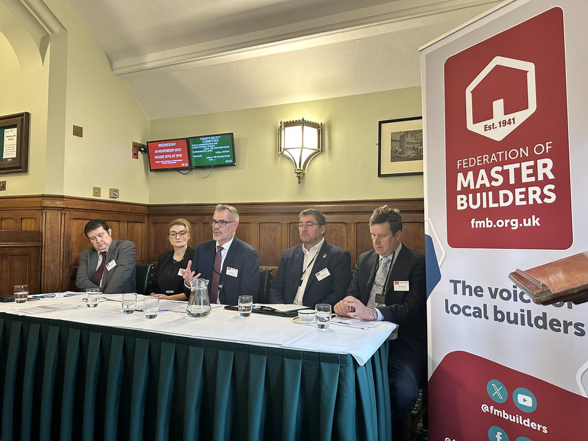 The @fmbuilders House Builders’ Survey Report is being launched at the @HouseofCommons. You can learn more here: fmb.org.uk/resource/buyer… #FMBPolicy #HouseBuilding #Construction