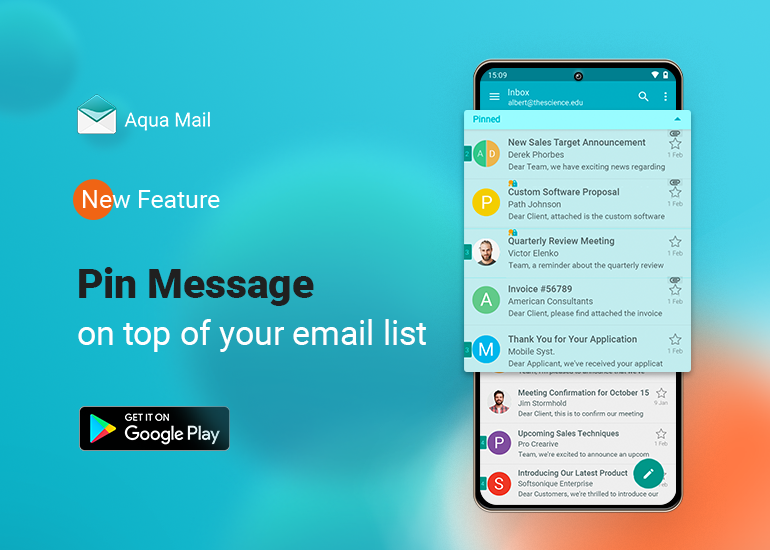 Aqua Mail tweet media