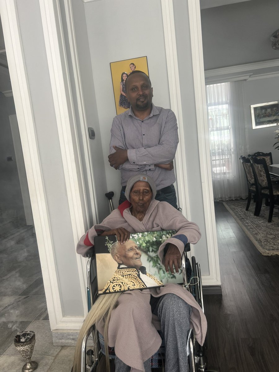 GetachewSS's tweet photo. With the uncle who raised my mother #BetruAdmassie the first Ethiopian head of @ethiotelecom during the Emperor era. https://t.co/rRgamJpd2R