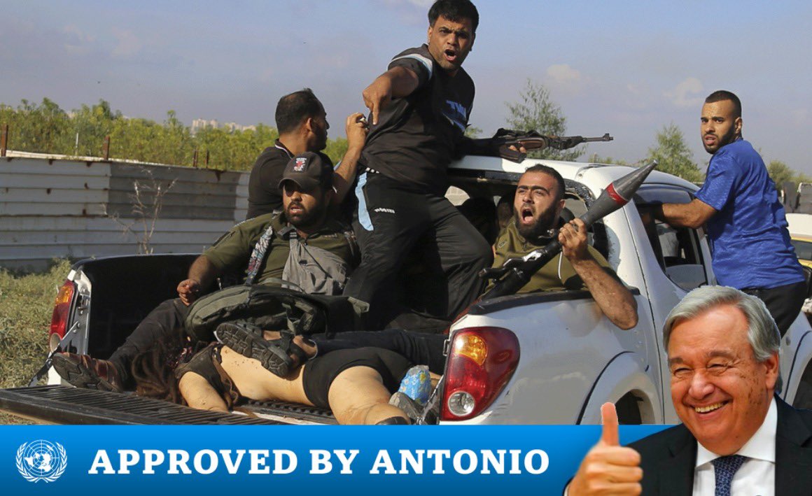 EllaTravelsLove's tweet image. You are the worst UN secretary general in history, you openly tell half truths and mention nothing regrading the Israeli sexual assault victims, the kidnapping and the slaughtering of innocents in an orchestrated crime against humanity taken place on October 7th.

Please resign…