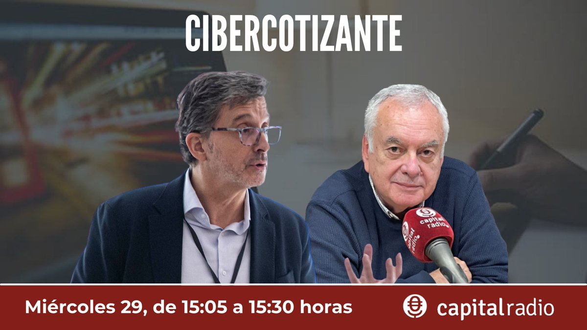 capitalradiob's tweet photo. 🔴CIBERCOTIZANTE, con @jjflechoso | Inteligencia artificial aplicada al talento organizativo en las empresas.

🎙️Invitado: José Antonio Ortega, CEO de @KeleaCompany.

📻Este miércoles, a las 15:05 horas, en https://t.co/OjWvBUGqZF https://t.co/9IICph04io