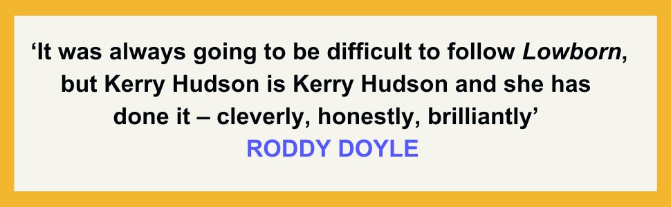 Kerry Hudson FRSL tweet media