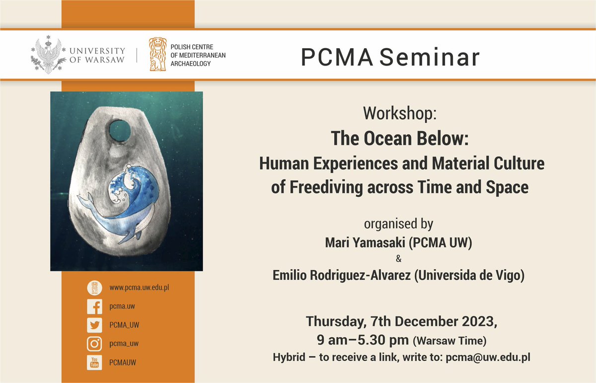 All ready for #theOceanBelow workshop at #PCMA_UW organized by Emilio Rodríguez-Álvarez and myself! 
More info here:
pcma.uw.edu.pl/en/2023/11/22/…
And here:
emilio.rodriguez.webs8.uvigo.es
