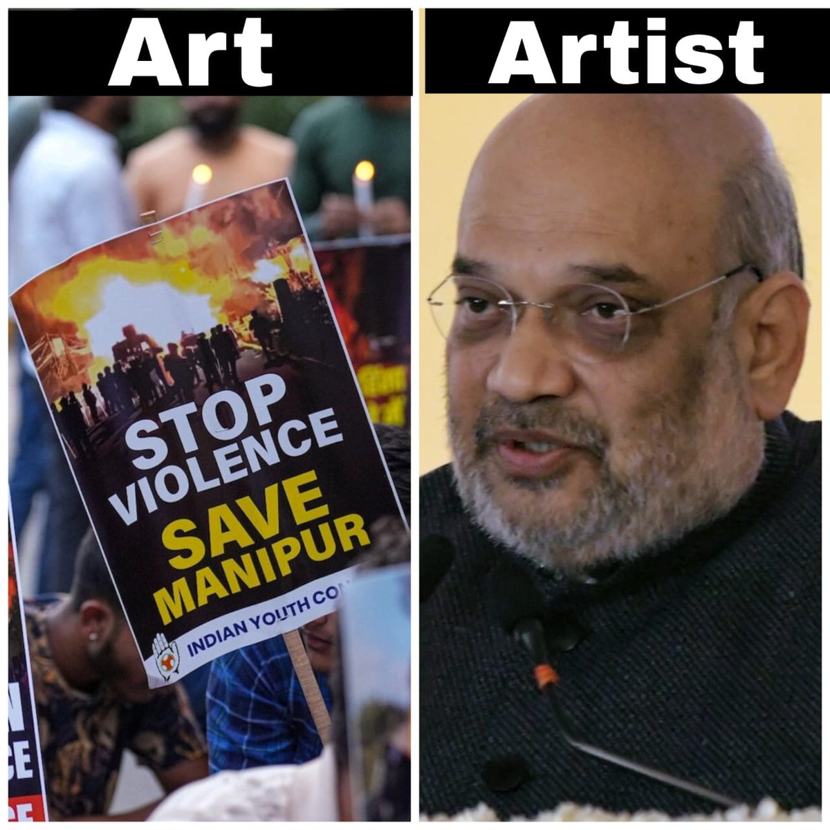 DoluiMla's tweet photo. Can you put out the fire that has been burning in Manipur for 4 months?
As Amit Shah steps into Bengal, the contrast is stark: MGNREGA funds pending, festivals celebrated. Priorities need a reality check. #MotaBhaiVoteNai https://t.co/dolwpcrjGz