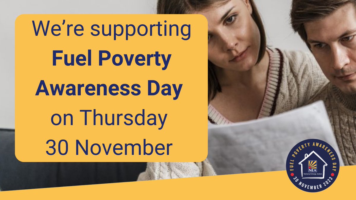 @NEA_UKCharity We are ready to support #FuelPovertyAwarenessDay on 30th November 2023...