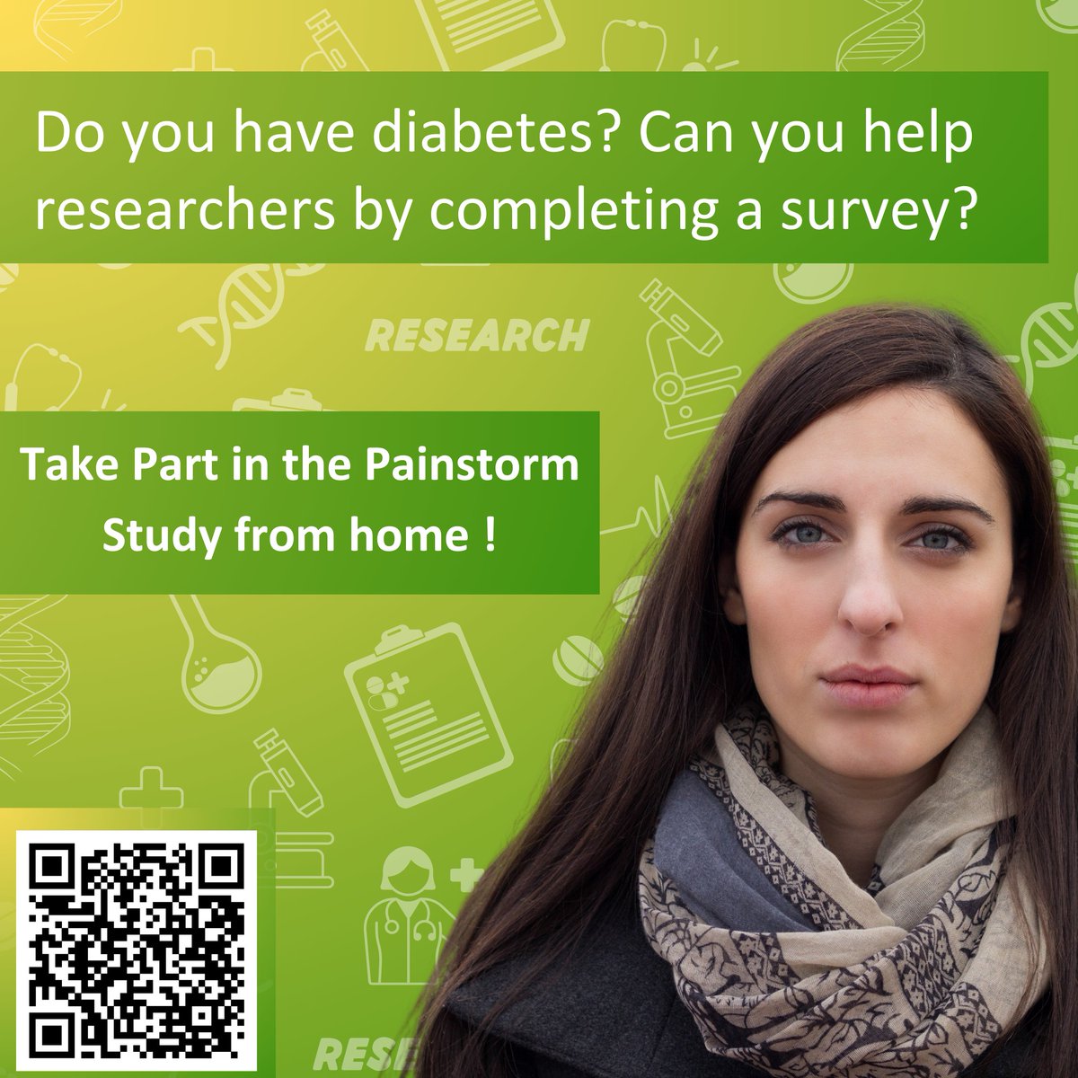 Take part in the Painstorm study. We're looking for people who have diabetes to complete a health survey from home. Register now - registerforshare.org #diabetesscotland #diabetes #scotland