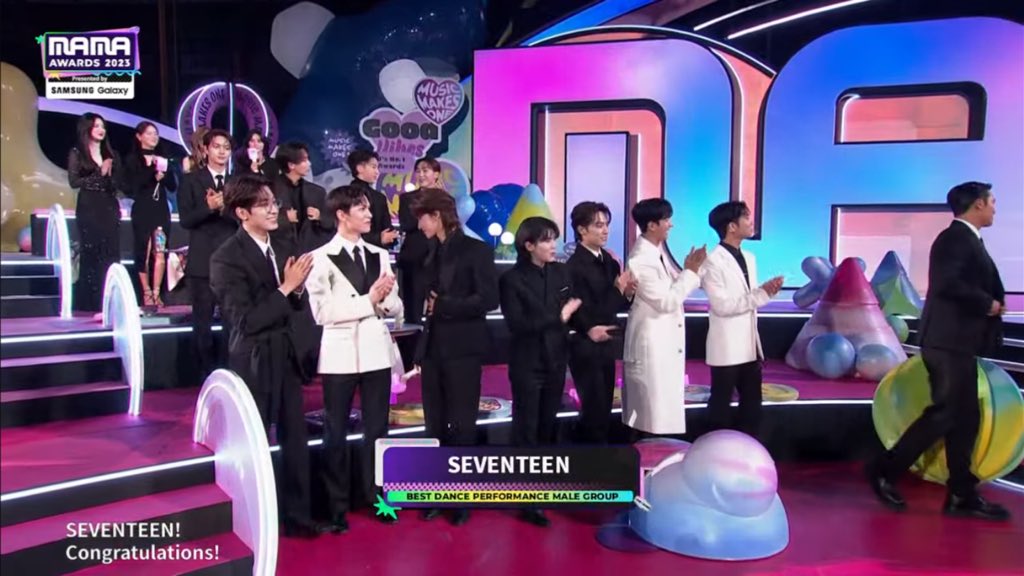 sounds_of_cheol's tweet photo. SEVENTEEN won Best Dance Performance Male Group for 'Super' at the 2023 MAMA🏆

congrats @pledis_17 🥹 https://t.co/KUTxnwG0n9
