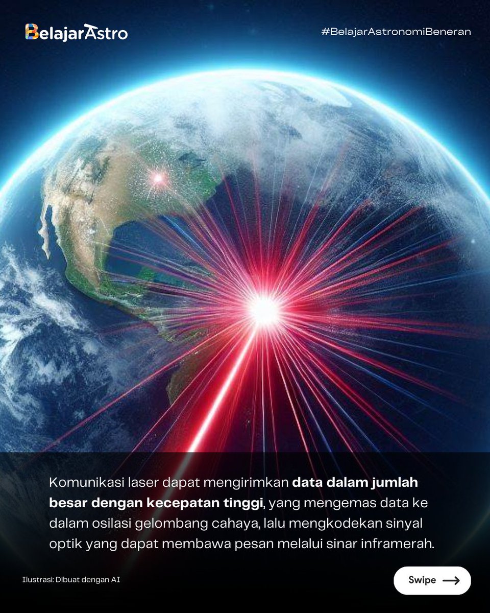 BelajarAstro_id's tweet photo. [2/2] Lanjutan penjelasan Bumi yang menerima pesan lewat laser dari luar angkasa. https://t.co/esvcQlS024
