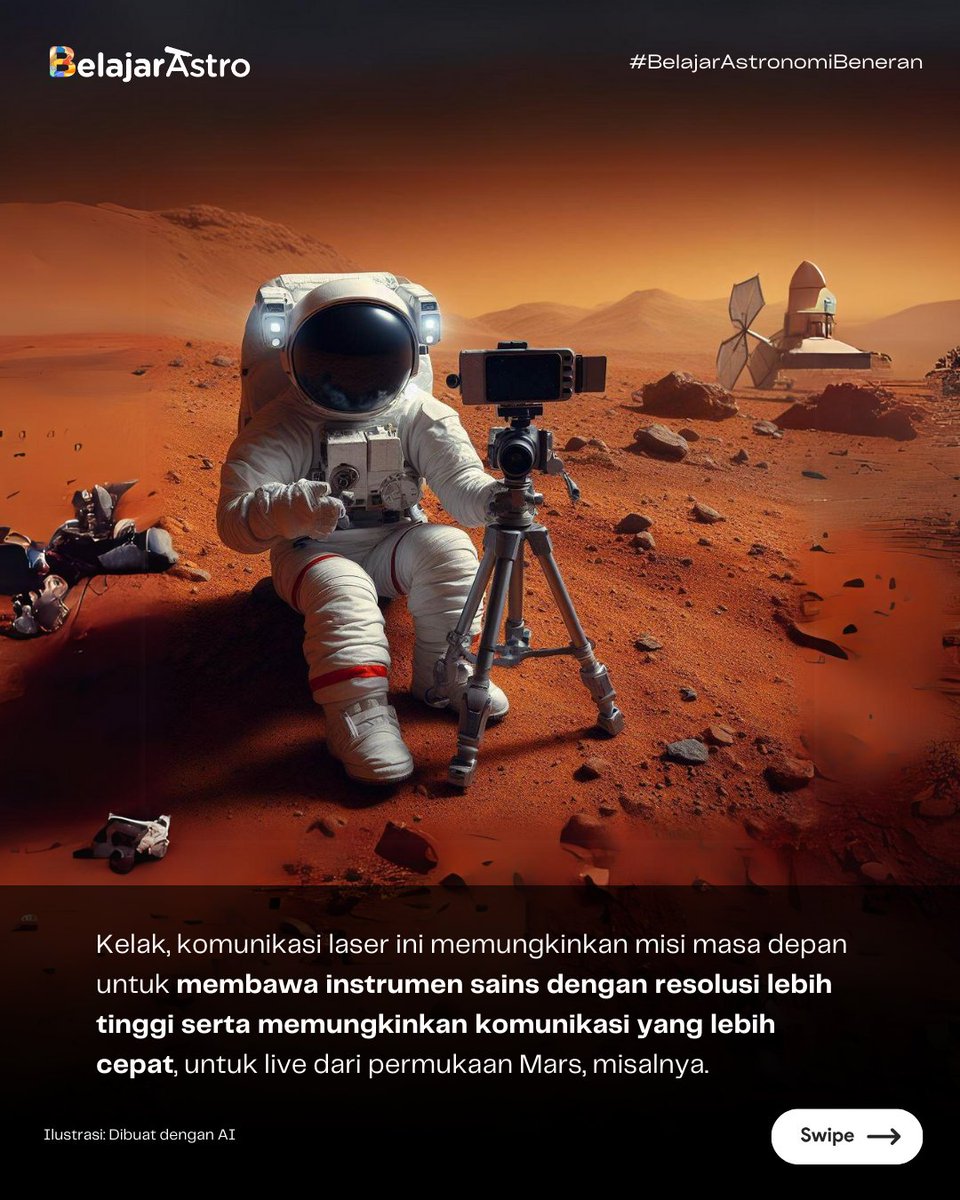 BelajarAstro_id's tweet photo. [2/2] Lanjutan penjelasan Bumi yang menerima pesan lewat laser dari luar angkasa. https://t.co/esvcQlS024